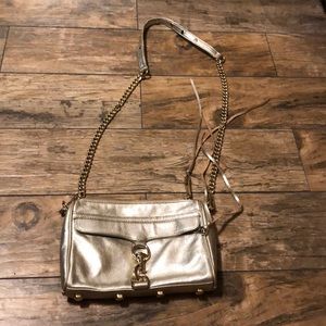 Rebecca Minkoff crossbody! Silver and gold!
